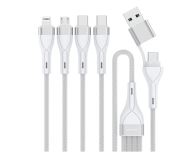 4smarts Kabel USB-C/USB-A 4w1 1.2m biały - 1512656 - zdjęcie 1